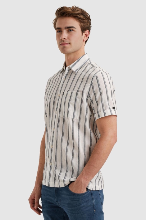 Vanguard short sleeve shirt dobby stripe